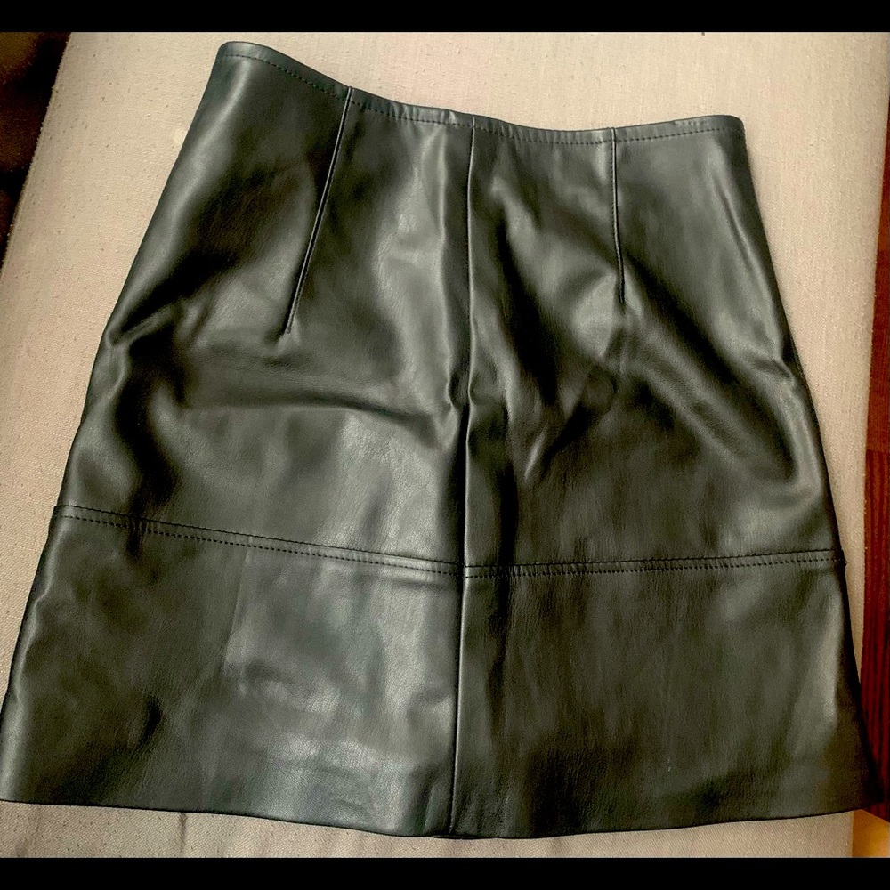 H&M leather skirt